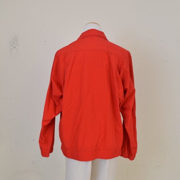 Vintage 90s Koret Francisca Lightweight Cotton/Poly‎ Full-Zip Jacket | size M - Picture 4 of 14